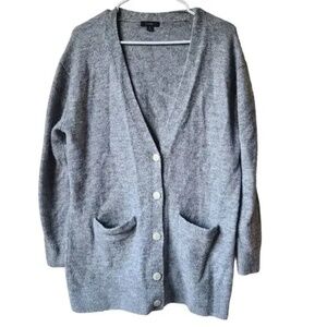 J Crew Women's Alpaca Boyfriend Cardigan Sweater Size S